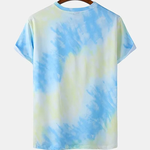 Custom Sublimation Men's T-<b>shirts</b> Fitted Round Neck Street Wear Summer Men Clothing Breathable - Product Image 2