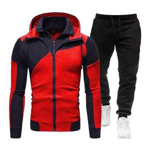 Ensemble de survêtements OXLO LEATHER pour hommes, en coton mélangé, imprimé par sublimation, pour l'hiver, respirant, style streetwear, idéal pour la gym et l'entraînement - Product Image 4