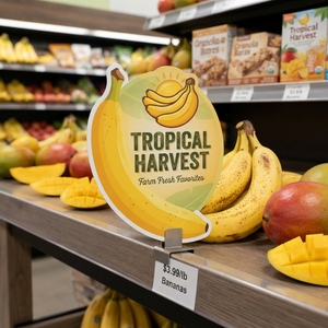 PVC Bpa Free Convenient <b>Shelf</b> Talker Supermarket Retail Advertising Product Display Promotional <b>Shelf</b> Card - Product Image 1