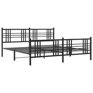 Base de Cama Completa de Acero Negro, Rectangular, Tradicional, de Metal - Product Image 2