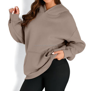 Vêtements d'hiver pour femmes, sweats à capuche oversize, sweats à capuche décontractés amples, pulls en molleton vintage, fabriqués avec les meilleurs matériaux, personnalisés - Product Image 4