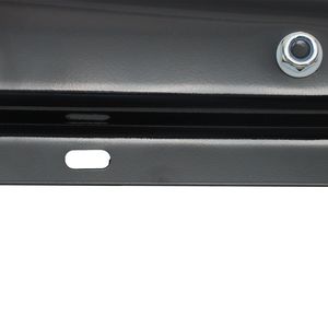 Supporto Nero Dritto a Molla per Paraspruzzi per Camion Semirimorchi, Interasse Bulloni 2.5 Pollici, Lunghezza 30 Pollici, Accessorio Riflettente per il Controllo del Carico - Product Image 5