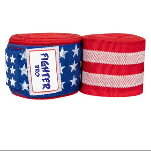 Soutien élastique pour poignet, bandage de boxe en coton facile à enrouler, taille personnalisée, idéal pour le fitness - Product Image 1