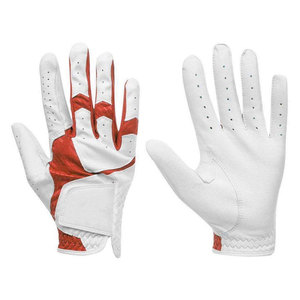 Gants de golf en cuir Cabretta de qualité supérieure, respirants, antidérapants, blancs, avec logo personnalisé, matière douce, ajustement parfait, vente en gros - Product Image 1