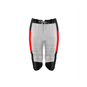 Uniforme de football américain personnalisé haut de gamme pour hommes, manches courtes, 100% polyester, respirant et à séchage rapide, logos personnalisés - Product Image 6