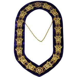 Collier de Rite Écossais de 32e Degré à Prix Réduit, Plaqué Or, Colliers de Régalia Maçonniques - Product Image 1