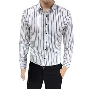 Camisa formal elegante de algodón Oxford de manga larga para un look profesional y camisa 100% algodón para vestir formal o casual. - Product Image 1