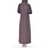 Abaya en Chiffon Plissé Premium – Robe Longue Modeste pour Femme, Look Superposé Sophistiqué