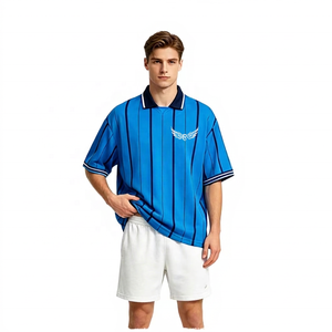 Customizable Color Striped 100% Polyester V-neck Soccer Volleyball Basketball Football <b>Referee</b> Shirt Uniform with Custom Logo - Product Image 1