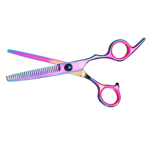 Wholesale High Quality Hair Scissors / Professional Hair Cutting Scissors Stainless Steel <b>Barber</b> Scissor 440C Sharp <b>Blade</b> - Product Image 3