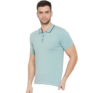 Camiseta Clásica de Verano Ligera de Poliéster y Algodón para Hombre, Moderna, de Manga Corta, Tejida, Transpirable y de Secado Rápido - Product Image 1