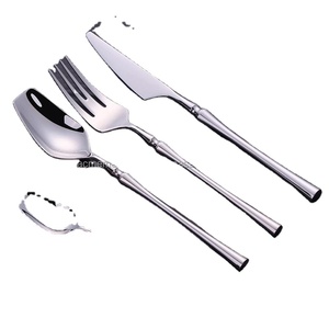 Cuillère à beurre Dessert en argent plaqué, ensemble de couverts pour enfants, fourchette couteau à beurre, cuillère à Dessert en argent manche Simple, accessoires de Restaurant de mariage - Product Image 1