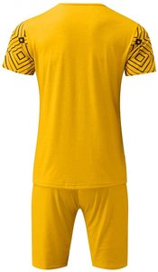 Outdoor Winter Casual Solid Men's T-Shirts Shorts <b>Sets</b> Custom Made Gym Fitness Workout <b>Twin</b> <b>Set</b> Outfit Quick Dry Terry Fabric - Product Image 5