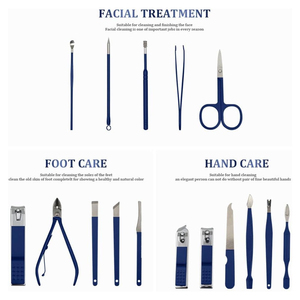 Wholesale Prices Classic Manicure <b>Kit</b> With Stainless Steel Tools <b>Nail</b> Clipper Set Portable Bag For Adult Use - Product Image 2