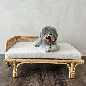 Cama premium para perros, muebles de ratán para mascotas de fabricante vietnamita, camas naturales para gatos de la más alta calidad - Product Image 1