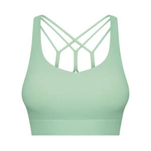 Soutien-gorge de sport grande taille pour femme, idéal pour le yoga et l'entraînement – Respirant, séchage rapide, logo frontal, haute qualité, prix bas - Product Image 4