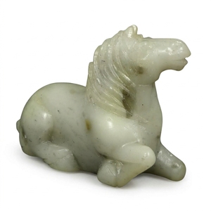 Figurine de cheval en onyx sculptée à la main, style animal, modèle en pierre sculptée, décoration d'intérieur, objet de collection - Product Image 6