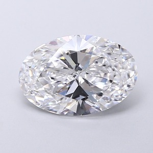 Diamant ovale 2,53 carats, couleur D, pureté VVS2, pierre cultivée en laboratoire CVD, polissage excellent, idéal pour une magnifique bague de fiançailles. - Product Image 1