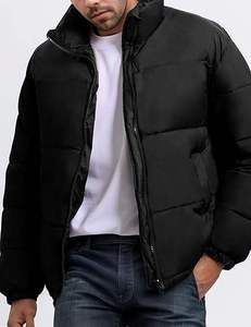 Veste d'hiver décontractée pour homme, en tissu canvas, avec fermeture éclair sur le devant, couleur personnalisée, design réversible de haute qualité, service OEM - Product Image 2