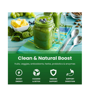 Superfood Smoothie Powder Mélange quotidien avec baies, légumes verts et graines Nutrition naturelle pour adultes - Product Image 6