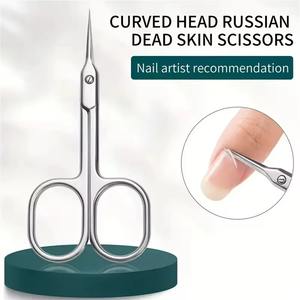 Tijeras Ergonómicas para Cutículas - Acero Inoxidable Profesional, Cortaúñas Hipoalergénico, Diseño Ambidiestro - Product Image 6