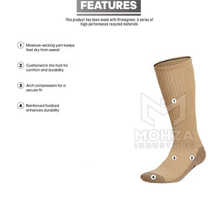 Low MOQ High Quality Eco-Friendly Breathable Spandex/Polyester/Cotton Comfortable Winter No Show Baseball <b>Socks</b> Custom Size - Product Image 6