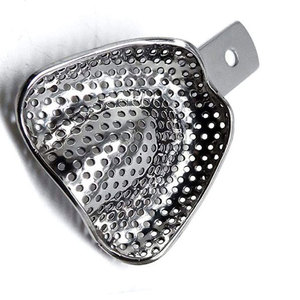 Bandeja de Impresión Dental de Calidad Premium con Borde U4 Perforado, Tamaño Superior S, Acero Inoxidable, Reutilizable, Autoclavable, para Ortodoncia - Product Image 5
