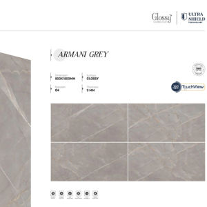 กระเบื้องพอร์ซเลนสไตล์อิตาลีแบบมันเงา ขนาด 800x1600 1200x1800 750x1500 มม. กระเบื้องแผ่นใหญ่สำหรับห้องนั่งเล่น ห้องครัว ห้องน้ำ - Product Image 1