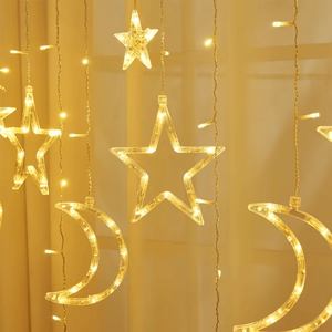 Luce Notturna LED Cielo Stellato 11,5ft, Illuminazione Decorativa a Stringa con Luna e Stelle per Arredamento Casa - Product Image 4