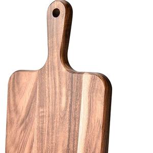 Tablas de Cortar de Queso Rectangulares Multifuncionales Profesionales de Madera de Acacia Gruesa al por Mayor, Utensilios de Cocina de Madera con Mango - Product Image 1