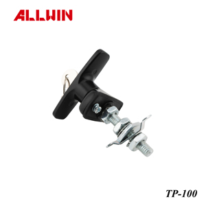OEM ODM Zinc Alloy Black Finish Locking T Handle Latch - Product Image 3