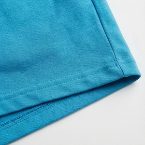 Ensemble de shorts en coton uni pour femmes, 2 pièces, t-shirt à manches courtes col rond, shorts au-dessus du genou, vêtements décontractés, haute qualité, personnalisable - Product Image 6