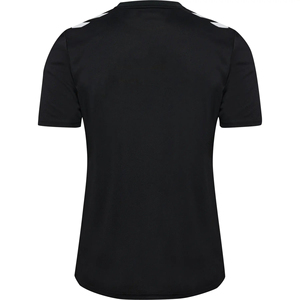 Maillot de volley-ball noir professionnel de haute qualité, deux poches fonctionnelles sur la poitrine, tissu respirant, séchage rapide, manches courtes - Product Image 2