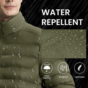 Hot <b>summer</b> selling Men puffer <b>jacket</b> thick Down <b>Lightweight</b> Custom Logo Winter Luxury Plus Size Plain Puffer outdoor <b>jacket</b> - Product Image 3