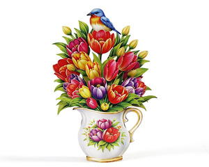 การ์ดดอกไม้กระดาษ 3 มิติ สำหรับคุณแม่และโอกาสพิเศษ - Product Image 2
