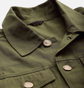 Veste en jean classique pour homme, look vintage, tissu en coton durable, coupe confortable, streetwear décontracté, veste en jean tendance pour homme - Product Image 3