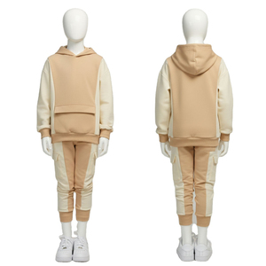 Conjunto Deportivo 2 en 1 Personalizado al por Mayor, Sudadera con Capucha y Pantalones de Forro Polar Térmico Transpirable y Ecológico, Ropa de Invierno - Product Image 4