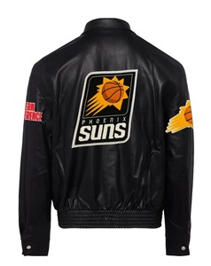 เสื้อแจ็คเก็ตหนังแท้ฟีนิกซ์ ซันส์ สีดำ - Product Image 2