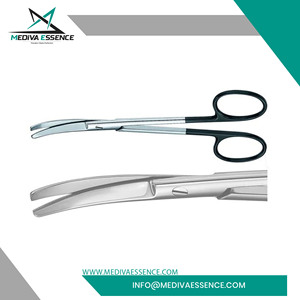 กรรไกรตัดแบบแมนนวล พรีเมียม FOMON Super Cut สแตนเลสสตีล ปลายโค้งมน ขนาด 4.5 นิ้ว อุปกรณ์ผ่าตัด ได้รับการรับรองมาตรฐาน CE ISO 13485 - Product Image 5