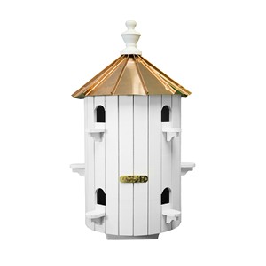 Nichoir pour oiseaux en teck artisanal de qualité supérieure - Vente en gros - Design de toit en cuivre - Product Image 3