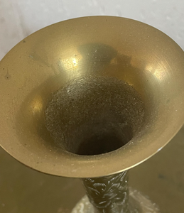<b>Brass</b> Golden Plated Hand Carved Contemporary Design Large Flower Vase Home Decorative Trendy Luxury Anniversary Tabletop <b>Pot</b> - Product Image 2