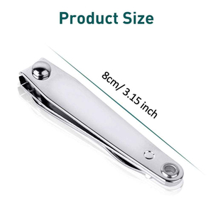 Coupe-ongles avec poignée antidérapante, outil de coupe d'ongles en acier inoxydable durable pour une prise en main confortable - Product Image 2