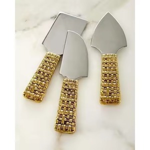 ชุดมีดชีสสแตนเลสทันสมัย อุปกรณ์ตัดชีสระดับมืออาชีพ อุปกรณ์เสริมสำหรับเสิร์ฟในครัว ใช้สำหรับรับประทานอาหาร - Product Image 1