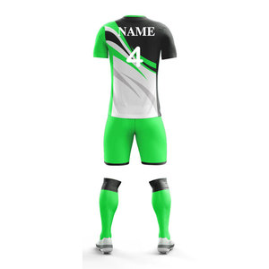 Maillot de sport personnalisé à sublimation uniforme, haute qualité, manches courtes, avec short, uniforme de football, uniforme de soccer - Product Image 4