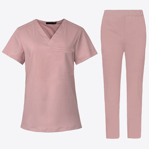 Professional Purple for Woven Medical <b>Scrubs</b> <b>Set</b> with Needle Detection Unisex <b>Scrub</b> Suits for Hospital Use - Product Image 5