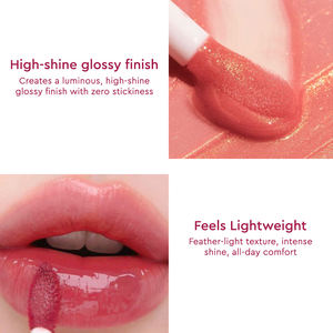 Manufacturer Custom Logo <b>Lip</b> Gloss Waterproof and Smudge-Proof Liquid Form - Product Image 5