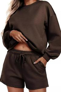 Nouvel Arrivage : Ensemble Short Femme Tendance – Shorts de Sport en Coton et Polyester Personnalisables pour Femme, Vente en Gros - Product Image 3