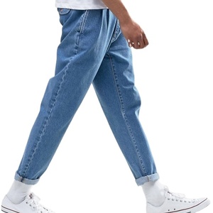 กางเกงยีนส์เดนิมสีน้ำเงินทรงตรงสำหรับผู้ชาย ปี 2025 ไซส์พลัส ทรงเข้ารูป ผ้าฟอกนุ่ม สไตล์ไฮสตรีท - Product Image 2