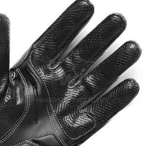 Durable American Football Gloves Athletic Game Gloves Custom Sports Design High Grip Textured Palm Flexible Finger <b>Fit</b> - Product Image 6
