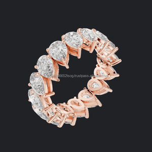 Bagues de fiançailles en gros 10K Moissanite/Options de diamant - Product Image 1